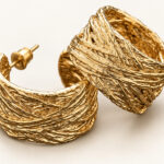 Weave Layered C-Hoop Earrings