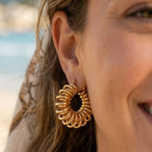 Helix Coiled Hoop Earrings