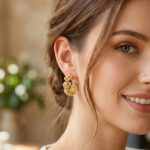 Orbit Beaded Garland Hoop Earrings