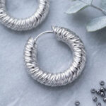 Cordelia Rope-Twist Hoop Earrings