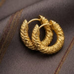 Cordelia Rope-Twist Hoop Earrings
