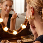 Cloud Puffy Crescent Hoop Earrings