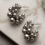 Nova Bubble Cluster Hoop Earrings