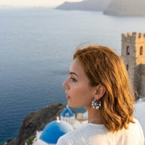Nova Bubble Cluster Hoop Earrings