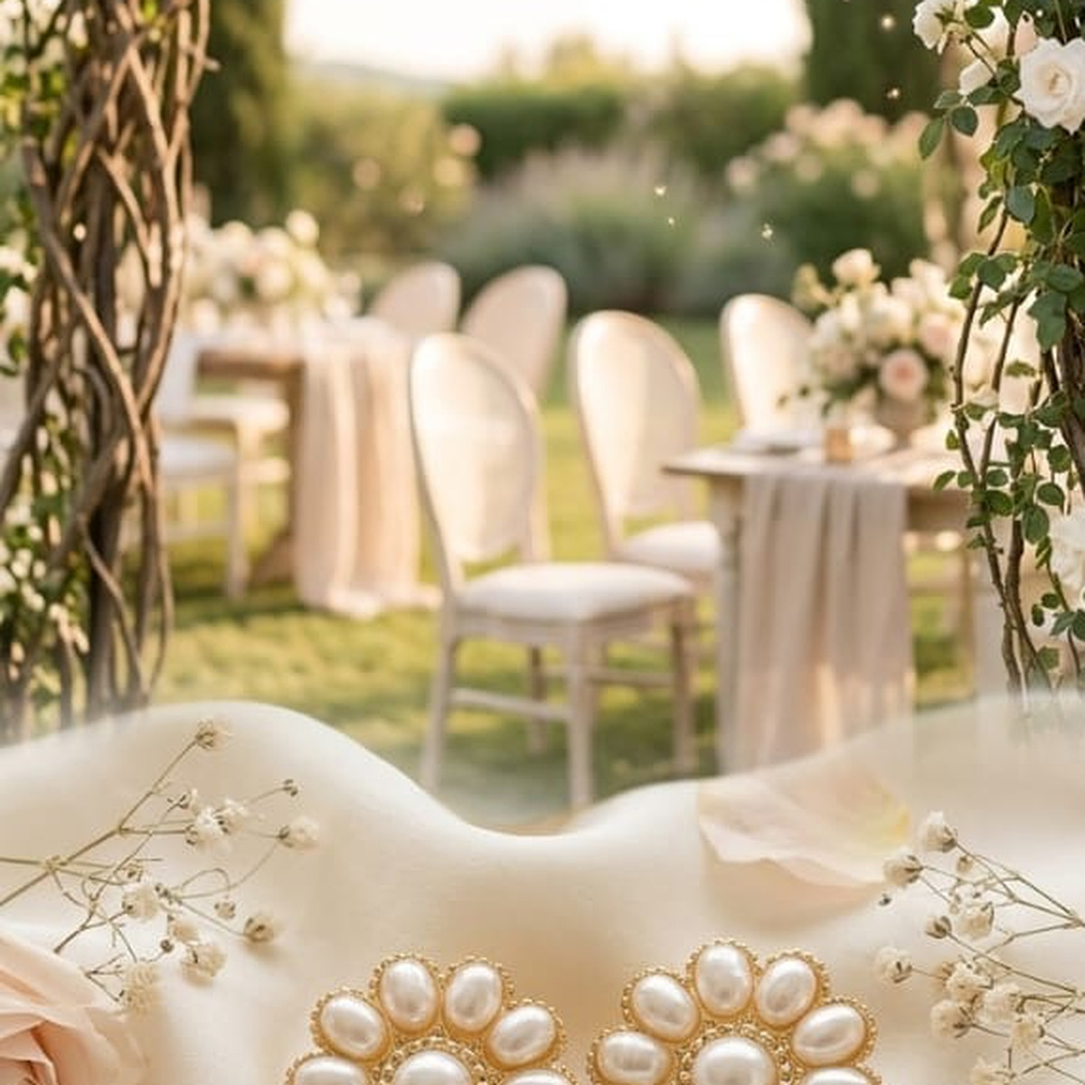 Halo Pearl-Look Stud Earrings Halo Pearl-Look Stud Earrings