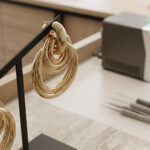 Orbit Concentric Ring Drop Earrings