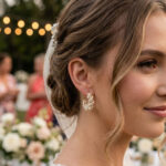 Pearlvine Cluster Hoop Earrings