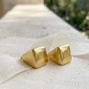 Muse Faceted Square Stud Earrings