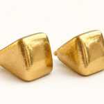 Muse Faceted Square Stud Earrings