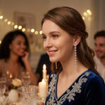Starlight Linear Crystal-Look Drop Earrings