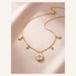 Celestial Medallion Station Necklace