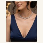 Silver Crystal Tennis Necklace