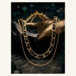 Layered Golden Curb Necklace