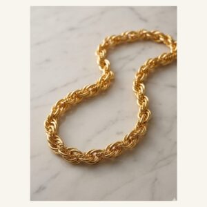 Golden Rope Chain Necklace