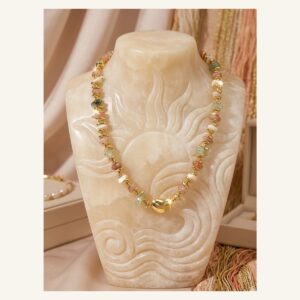 Pastel Irregular Bead Necklace