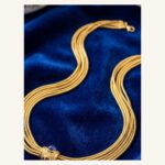 Twin-Gem Multi-Strand Collar