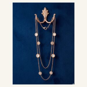 Ivory Disc Long Station Necklace