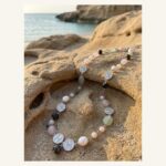 Pastel Coin-Bead Long Necklace