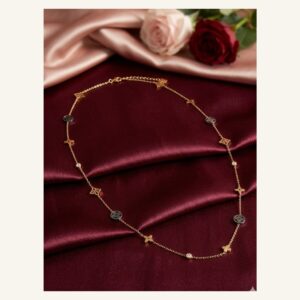 Geometric Charm Long Necklace