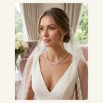 Golden Baguette Tennis Necklace