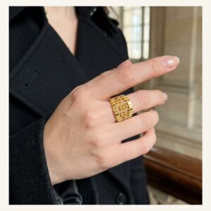 Perforated Grid Wide Band