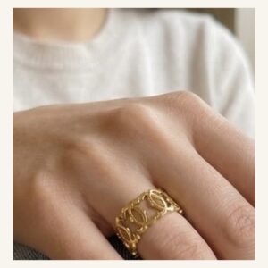 Open Link Pattern Ring