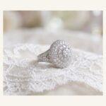 Concentric Pavé Disc Ring