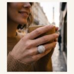 Concentric Pavé Disc Ring