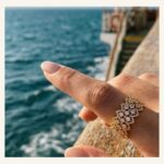 Delicate Floral Link Band