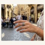 Midnight Wave Crossover Ring