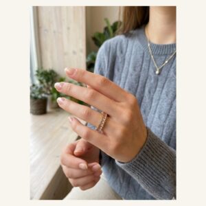 Blush Baguette Eternity Ring