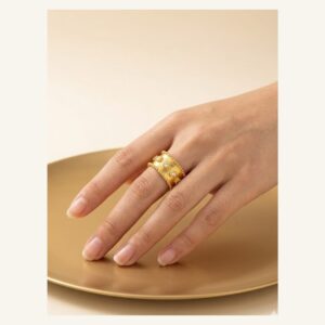 Rounded Stud Wide Band