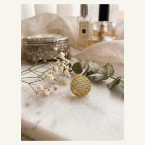 Golden Lattice Dome Ring
