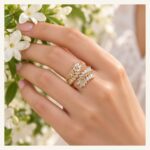 Golden Leaf Cascade Ring