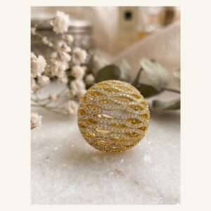 Golden Wave Pavé Dome Ring