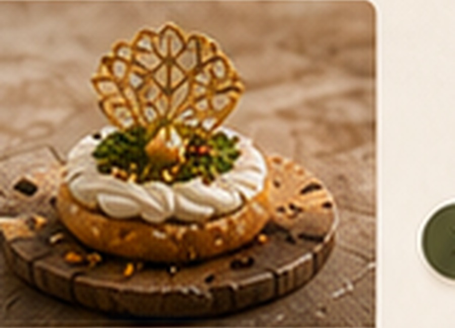 Saffron Kunafa Bite