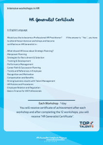 HR Generalist Certificate